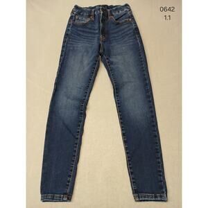 Areopostle (4) Regular High Rise Curvy Jegging Blue Jeans
